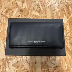 【美品】DIESEL ONLY the BRAVE 長財布 ブラック
