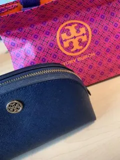 新品未使用トリーバーチ TORY BURCH レザー スモール コスメポーチ