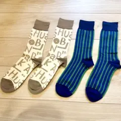 【新品未使用】IDEE⭐︎メンズ靴下 2組セット
