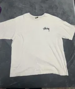 Stüssy クリーム色 Tシャツ サイコロデザイン