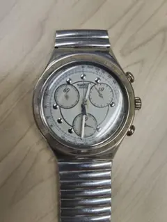 Swatch IRONY クロノグラフ シルバー 腕時計のサムネイル