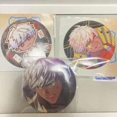 坂田銀時 銀八 缶バッジ タワレコ コラボ ヘッドフォンver 3点セット