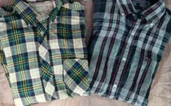 【美品】TOMMYHILFIGER. BEAMS半袖シャツ 2枚セット