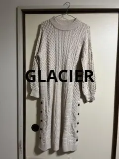 GLACIERニットワンピ　チュニック　サイズM