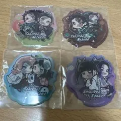 鬼滅の刃 ぴた！でふぉめ ステッカーシール 炭治郎　ねずこ　しのぶ　カナヲ