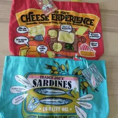 トレーダージョーズ　タグ付未使用エコバッグ　2枚セット　おまけ付　No1