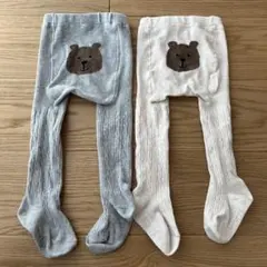 セット売り　baby GAP くまさんケーブルニットタイツ　12-24m