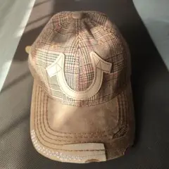 True Religion ベースボールキャップ チェック柄 - メルカリ