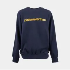 thisisneverthat ネイビー ロゴ スウェット 早い者勝ち】thisisneverthat ネイビー スウェット S thisisneverthat