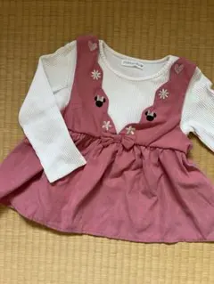 mamaraku ミニーマウス刺繍チュニック　100