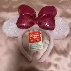 ミニー カチューシャ クリスマス 2016 ピンク 冬