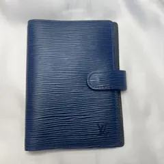 お*茶様 LOUIS VUITTON エピ アジェンダ　手帳カバー ブルー