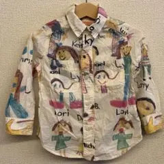 Denim Dungaree デニム＆ダンガリー　クレヨン　シャツ 100cm