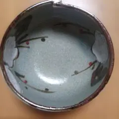 陶器 小鉢 花柄