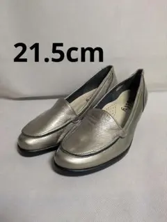 Daily メタリック ローファー パンプス 21.5cmのサムネイル