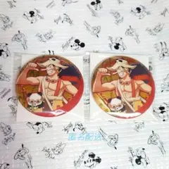 ONE PIECE　『麦わらストア上海オリジナル』缶バッジ　ウソップ2点セット