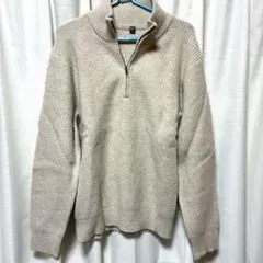 【２着セット】ユニクロ　スフレヤーンハーフジップセーター