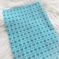 イカリ柄／シーチング生地