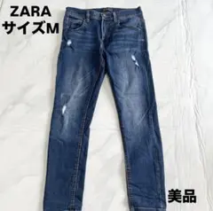 ダメージスキニー デニム