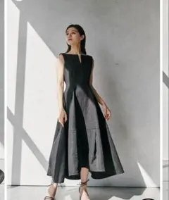 laubeblanc Keyneck Jacquard Dress