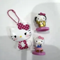 ハローキティ ミニフィギュア 2体&ミラー　セット