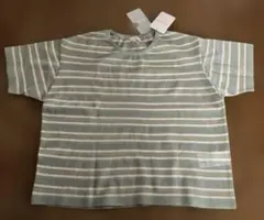 新品未使用 ミンヒジンTシャツ長袖グリーンボーダー ロンT - メルカリ