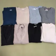 レディース　丈長め冬服８点セット