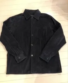 ZARA コーデュロイ　シャツ　M ネイビー