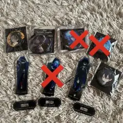 ツイステ アクリルスタンド 缶バッジ レオナ マレウス セット