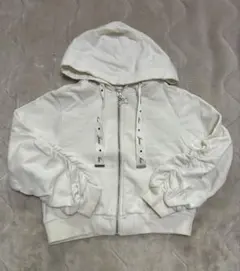 JENNI love ジップアップパーカー ホワイト 130cmのサムネイル