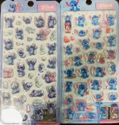 3Ｄシール スティッチ 2種類セット【コンビニ払い不可】