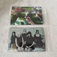 LE SSERAFIM CRAZYウエハース　SRコンプセット