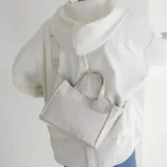 【美品】ear PAPILLONNER 仕切りポケットトートバッグ Sサイズ