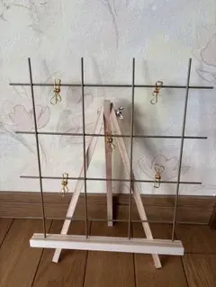 ウェルカムスペースグッズ　フォトスタンド　ミールヘーデン風　木製イーゼル付き