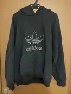 adidas トレフォイルロゴ パーカー USA製