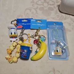 東京ディズニーリゾート ドナルドダック ストラップ・キーホルダー 4個セット