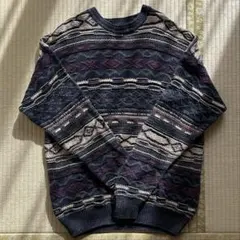 90s ヴィンテージ 3Dニット stone haven 香港製