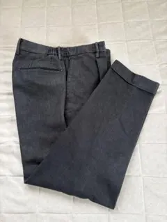 試着のみ｜クロスクローゼット+C｜リアクティブデニムパンツ｜濃紺 