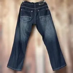 SOUTHPOLE サウスポール ダークブルー デニムパンツ 太デニム 34