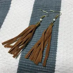 フリンジ・パールピアス✩