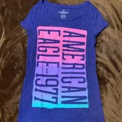 Tシャツ ブルー アメリカンイーグル レディース S