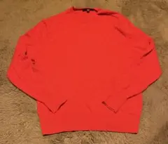 【ユニクロ】カシミヤ100% セーター Lサイズ レッド