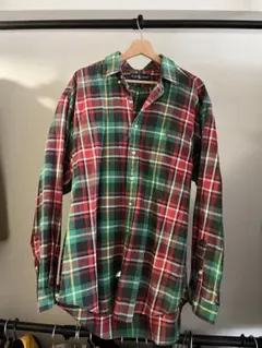 【古着】Ralph Lauren チェック柄 長袖シャツ XL