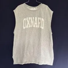 niko and... OXNARD ノースリーブスウェット グレー Lサイズ