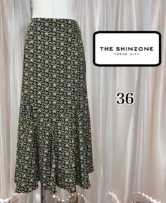 THE SHINZONE ザ シンゾーン 花柄 マーメイド ロングスカートのサムネイル
