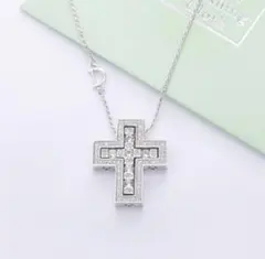 クロスネックレス シルバー製※DAMIANI ダミアーニ ベルエポック風