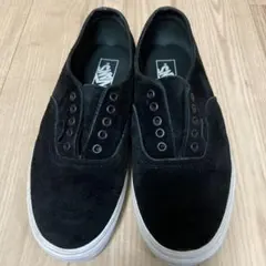 VANS authentic 紐無しスリッポンタイプ ブラックスエード 27.5のサムネイル