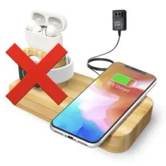 ワイヤレス充電器3in1 急速充電 充電スタンド ワイヤレスチャージャー