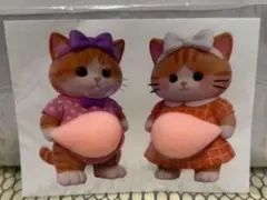 犬、猫キャラクターシール 4匹