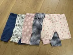 UNIQLO ベビー　レギンスパンツ　七分丈　五分丈まとめ売り　5点　80cmのサムネイル